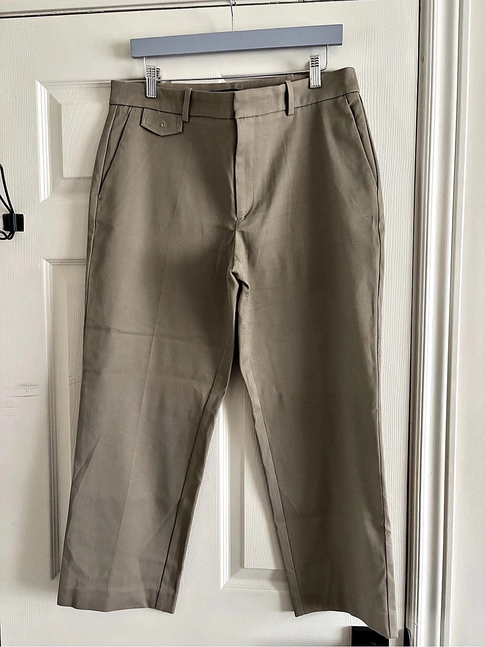 Zara Straight Leg Trousers in Brown Size Large